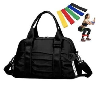 Imagem de Bolsa Academia Mala Mão Viagem Transversal Yoga Blogueira-Unissex