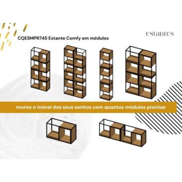 Imagem de Estante Comfy em módulos - Casa Quentinha, MDF Solanum
