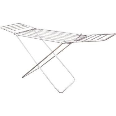 Imagem de Varal de Chão em Aluminio 120x56 com Abas Botafogo - Prata - Botafogo 