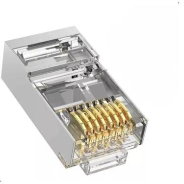 Imagem de Conector Rj45 Blindado Cat6 Pacote Pacote C/20 Unidades - DC