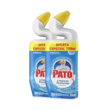 Imagem de Kit Com 2x Pato Marine Limpeza Profunda Desinfetante 750ml