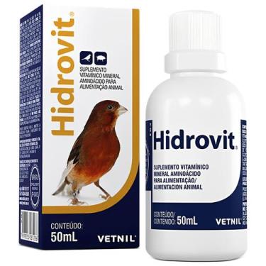 Imagem de Hidrovit Suplemento De Aves E Suinos - Vetnil 50ml Com Nota