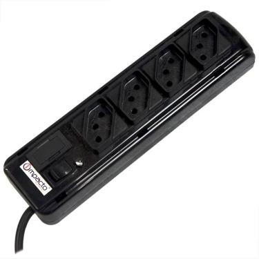 Imagem de Filtro Extensão Régua 4 Tomadas Cabo 1 Metro FLK4DPVC KITEC