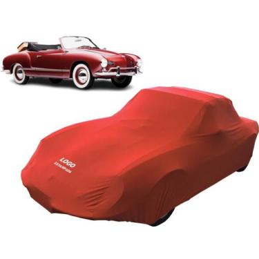 Imagem de Capa Para Carro Karmann Ghia Cabriolet Conversível - Mz, Vermelha