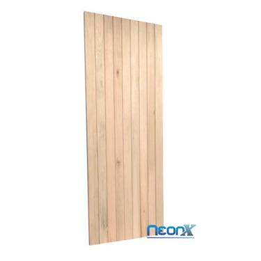 Imagem de Porta Externa 210x100 Cm Maciça Mexicana / Lambri Eucalipto NeonX