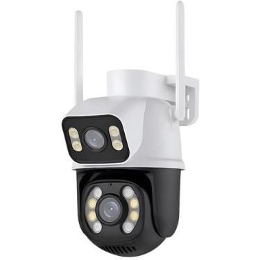 Imagem de Câmera IP WiFi de Segurança 2 em 1 Fixa + Rotativa com Áudio - Aquilae