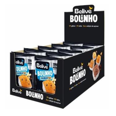 Imagem de Bolinho Zero Leite, Zero Glúten, Zero Açúcar Baunilha com Chocolate Be