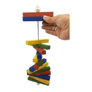 Imagem de Jogo educativo infantil Equilíbrio 4 cores madeira - Shoppingnet