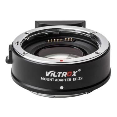 Imagem de VILTROX Adaptador de lente de foco automático EF-Z2 conversor de lente redutor de velocidade de 0,71x compatível com lentes Canon EF Mount para câmeras sem espelho Nikon Z Z5 Z6 Z6II Z7 Z7II Z50 Zfc