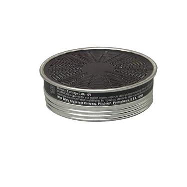 Imagem de MSA 464031 Cartucho de Respirador Comfo - Vapores Orgânicos (Gma: Ov), Quantidade: 10 Por Pacote, Cartucho de Respirador Purificador de Ar Químico e Combinado, Certificado Pela Niosh