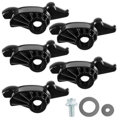 Imagem de KPALAG 5 peças de nylon reforçado melhorado montagem do trocador de pneu cabeça de desmontagem máquina de pneu cabeça de pato ferramenta de montagem de cabeça de pneu compatível com trocador de pneu