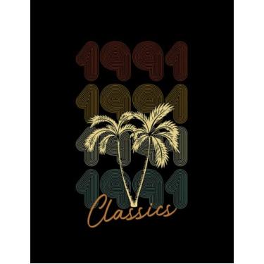 Imagem de 1991 Classics Retro 7491 Notebook: Planner 110 pages 8.5x11 A5 Notebook