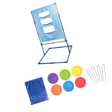 Imagem de Amagogo Disco voador, jogo de arremesso, alvo, gramado, brinquedo educacional, jogo de quintal de futebol, quintal e jogo de gramado, para churrasco, com 6 Discos Voadores