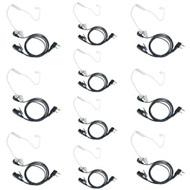 Imagem de BVMAG Fone de ouvido de tubo acústico Covert para Baofeng UV-5R BF-888S BF-F8HP BF-F9 TK-2107 TK-3107 RT7 RT21 Walkie Talkie Rádio bidirecional Pacote com 10