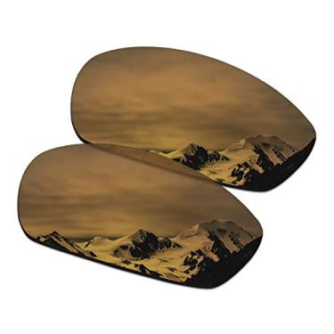 Imagem de SmartVLT Lentes de reposição polarizadas revestidas de ouro bronze para óculos de sol Oakley Whisker