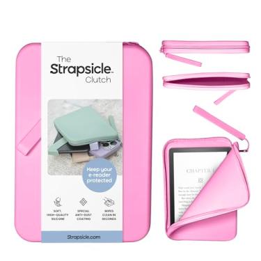 Imagem de Strapsicle Embreagem de silicone para Kindle e E-Readers – Bolsa multiuso para celular, carteira e chaves – serve para Paperwhite 2024, Kindles, Kobos, Nook e iPad mini 6 de 6,8 polegadas