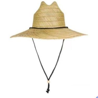 Imagem de Chapéu Cordão Bambu Natural  Cordão Ajustável Proteção Solar - SEVEM M