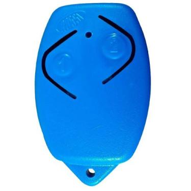 Imagem de Controle Remoto Rossi Portão Eletrônico TX 433 MHz HCS Azul