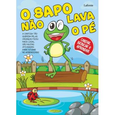 Imagem de Livrão De Pintar - O sapo não lava o pé