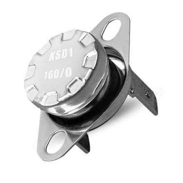 Imagem de Fusível térmico de micro-ondas adequado para GE Replace WB27X11210, KSD201 Interruptor de controle térmico de temperatura 160/0, termostato de micro-ondas