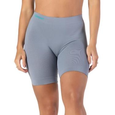 Imagem de Bermuda Térmica Modeladora Feminina Sem Costura Fitness Esportiva Anti