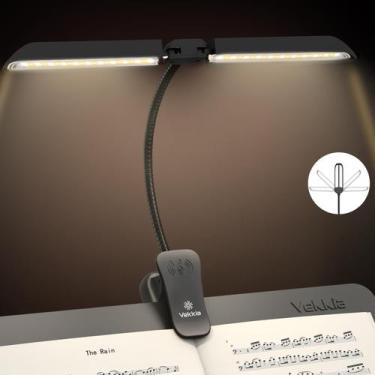 Imagem de Suporte de Música Vekkia com 64 LEDs Recarregáveis - Com Clipe