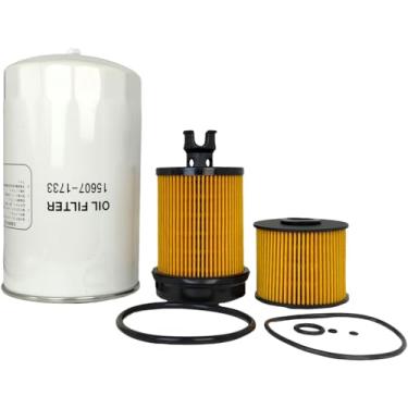Imagem de XYZIL Kit De Filtro De Óleo De Filtro De Combustível 23304-78090 23304-Ev360 15607-1733 Compatível Com Hino M4 M5 2022-2024 155 2017-2019 195 2013-2020 165 Separador De Água E Combustível S1560-7205