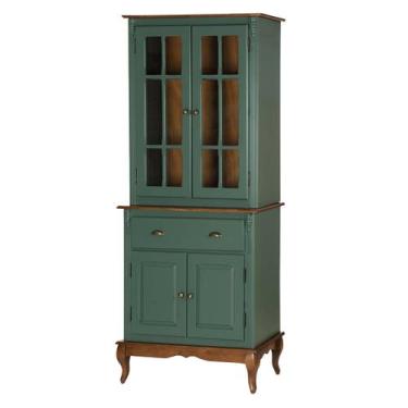 Imagem de Arca Oratório 4 Portas 1 Gaveta 60840 Hannover Linz Móveis, Verde Musg