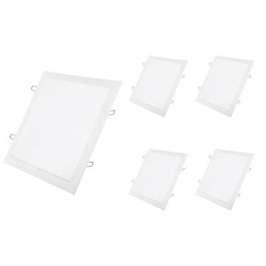 Imagem de 5 Painel Led Plafon 30w Quadrado Embutir 6500k 40x40cm Biv - Avant, Br