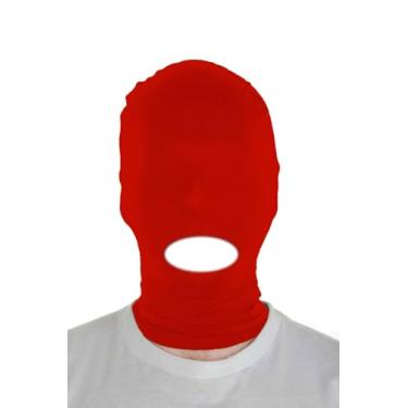 Imagem de Sheface Máscara masculina e feminina de elastano com capuz de boca aberta para fantasia de cosplay de Halloween