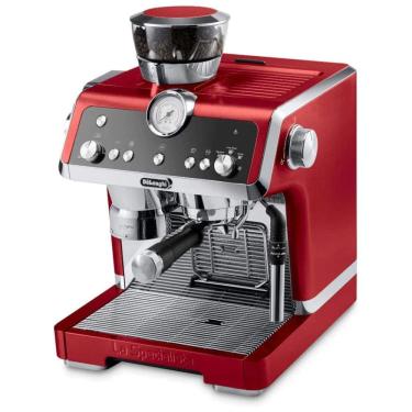 Imagem de Cafeteira Elétrica Expresso Manual Reservatório 2 L 19 Bar de Pressão, 110v, DELONGHI EC9335R, Vermelho