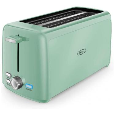 Imagem de Torradeira Elétrica 4 Fatias com 7 Níveis de Tostagem, 110V 1400W, BELLA, Verde