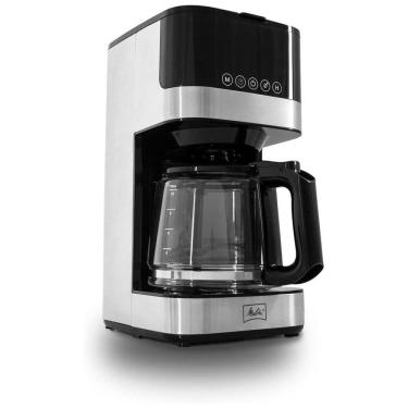 Imagem de Cafeteira Elétrica Programável 2.4L em Aço Inoxidável, 110v, MELITTA, Prateado
