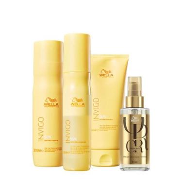 Imagem de Kit Wella Professionals Invigo Sun Reflections Duo Leave-in Oil 100 (4