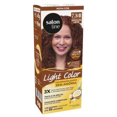 Imagem de Coloração Suave Salon Line Light Color 7.341 Doce De Leite