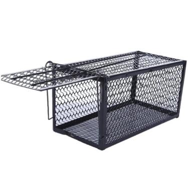 Imagem de Ratoeira Armadilha Pega Rato Gaiola Grande Com Mola Roedores Captura Eficiente Para Controle De Pragas Em Ambientes Internos E Externos Com Design Seguro E Reutilizável Para Pequenos Roedores