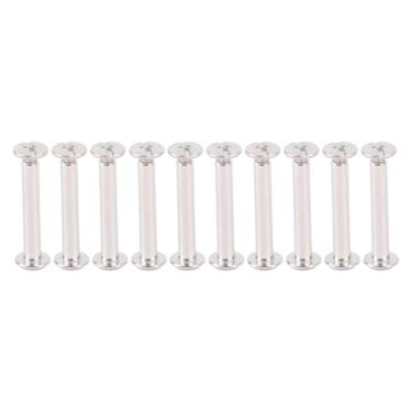 Imagem de Conjunto de Porcas de Rebite M2, Rebites de Aço Inoxidável para Instalação Rápida de Alta Eficiência de Uso Versátil Estável para Rebite de Chiqueiro de Cerca (3 * 18 * 6mm)