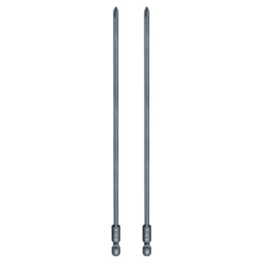 Imagem de HARFINGTON 2 peças de chave de fenda Phillips número 1 PH1 haste sextavada de 1/10.2 cm 8" (200 mm) de comprimento 0,4 cm broca magnética de cabeça cruzada S2 broca de aço industrial para ferramentas