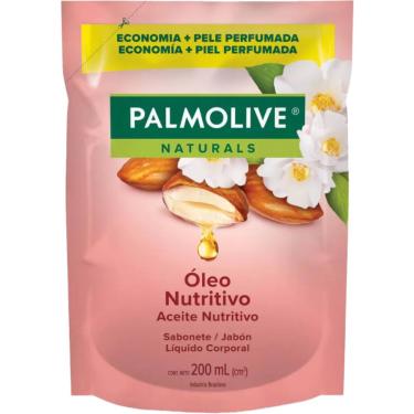 Imagem de Sabonete Líquido Palmolive Camélia e Óleo de Amêndoas Nutrição Deslumbrante Refil 200ml