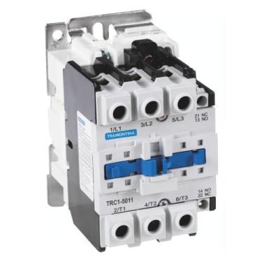 Imagem de Contator Tripolar 50A 220Vca 1NA 1NF TRC1-5011 58015141 Tramontina - T