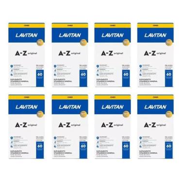 Imagem de Kit 8 Suplemento Lavitan A-Z Original Com 60 Cp - Cimed