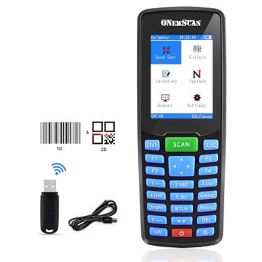Imagem de onewscan Leitor De Código Barras Sem Fio Onewscan, Inventário Portátil 1D E 2D Pdf417, Leitores Portáteis Para Terminal Dados Coletor, Dispositivo Inventário, Qr Com Tela Colorida Tft 2,8 Polegadas
