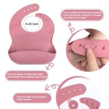 Imagem de Talheres bebê silicone 6 Peças kit Talheres Infantil Com Ventosa Canud