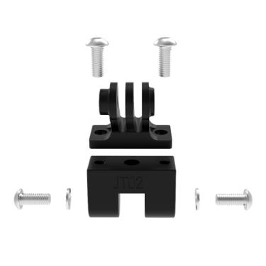 Imagem de xitomer Adaptador de suporte GPS, compatível com adaptador de suporte de ação/câmera de painel/montagem Beeline