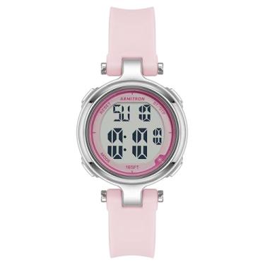 Imagem de Armitron Relógio esportivo feminino com cronógrafo digital com pulseira de resina, Roxa