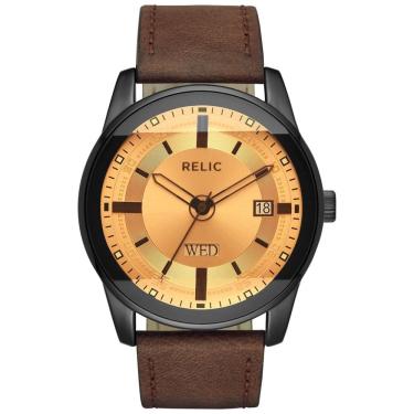 Imagem de Relógio Masculino Analógico ZR11861 Quartzo de Couro, RELIC BY FOSSIL ZR12229, Marrom