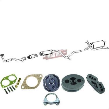 Imagem de Escapamento Completo + Fixações Palio Weekend 1.8 8v 03 A 05 - ScapJá