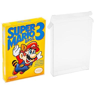 Imagem de Viturio Nintendo NES Game Box Protector Cases (10 Pack) Clear Plastic .35mm