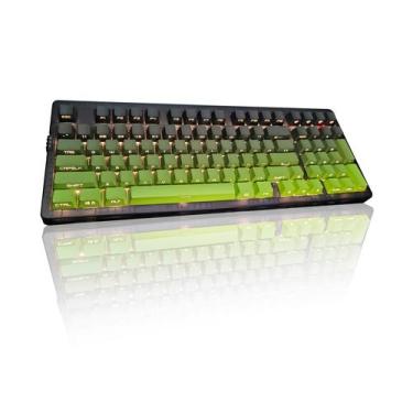 Imagem de Teclado mecânico sem fio para jogos ZORNHER ZH980 verde
