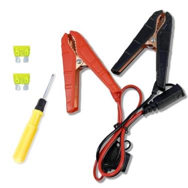 Imagem de Adaptador de braçadeira de bateria X-Connect XL com ilhós M6 integrados - Compatível com carregadores da série Genius - Terminais de liga de cobre resistente - Plugue de conexão rápida SAE